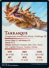 Tarrasque Art Card [Dungeons & Dragons: Adventures in the Forgotten Realms Art Series] | Galaxy Games LLC