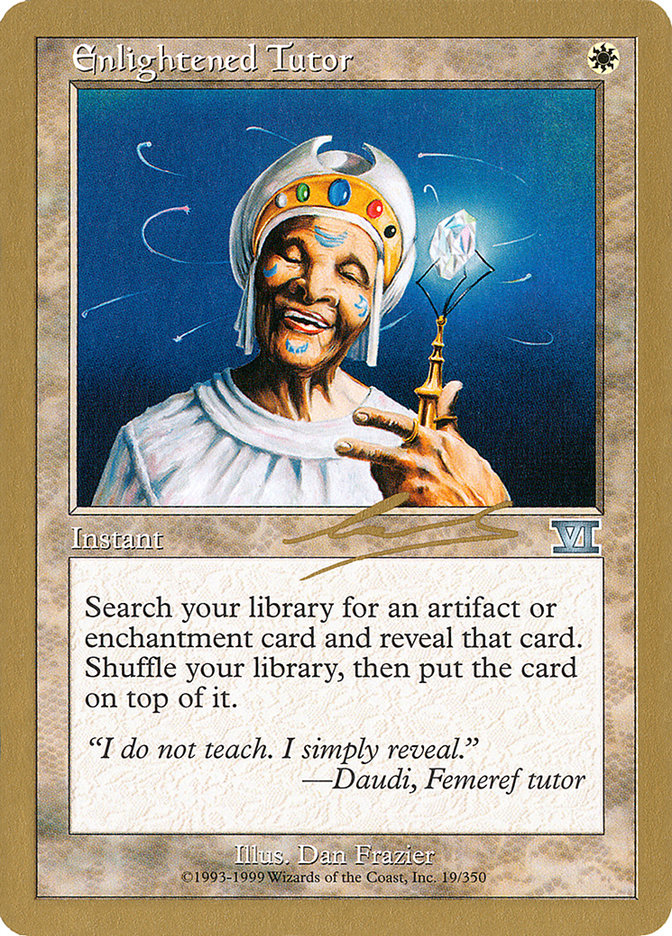 Enlightened Tutor (Nicolas Labarre) [World Championship Decks 2000] | Galaxy Games LLC