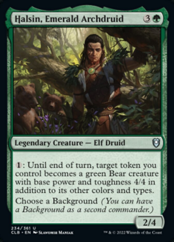 Halsin, Emerald Archdruid [Commander Legends: Battle for Baldur's Gate] | Galaxy Games LLC