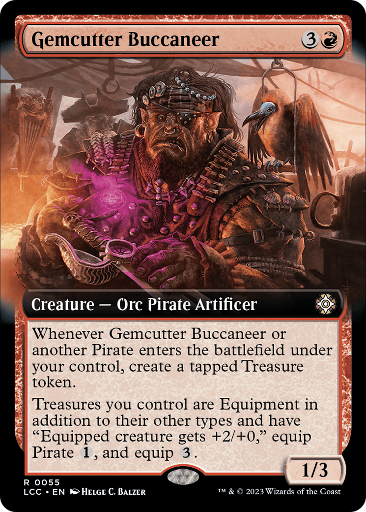 Gemcutter Buccaneer (Extended Art) [The Lost Caverns of Ixalan Commander] | Galaxy Games LLC