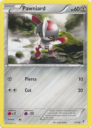 Pawniard (21/30) [XY: Trainer Kit 1 - Bisharp] | Galaxy Games LLC