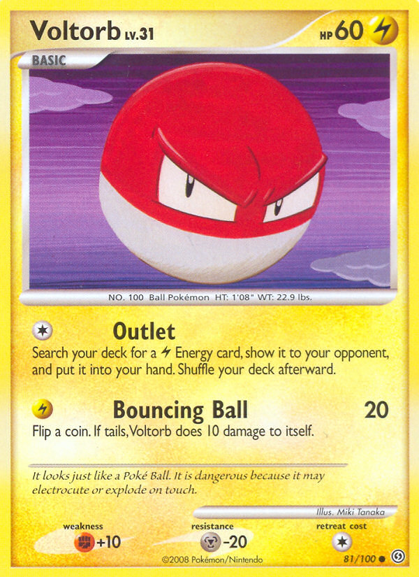 Voltorb (81/100) [Diamond & Pearl: Stormfront] | Galaxy Games LLC