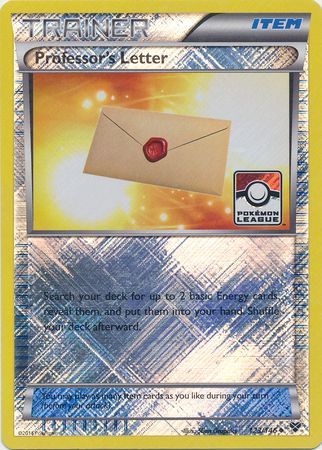 Professor's Letter (123/146) (League Promo) [XY: Base Set] | Galaxy Games LLC