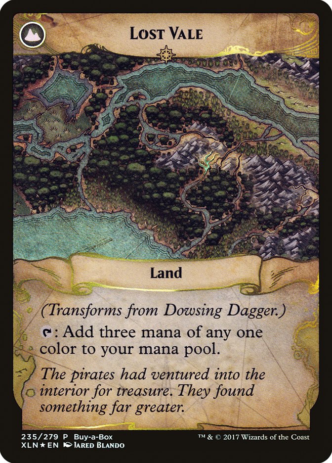 Dowsing Dagger // Lost Vale (Buy-A-Box) [Ixalan Treasure Chest] | Galaxy Games LLC
