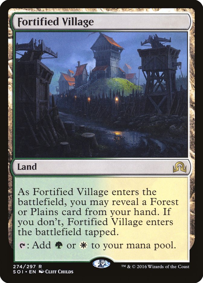 Fortified Village [Shadows over Innistrad] | Galaxy Games LLC