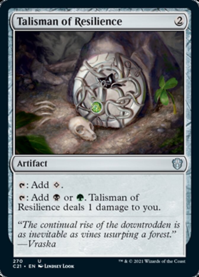 Talisman of Resilience [Commander 2021] | Galaxy Games LLC