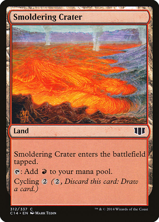 Smoldering Crater [Commander 2014] | Galaxy Games LLC