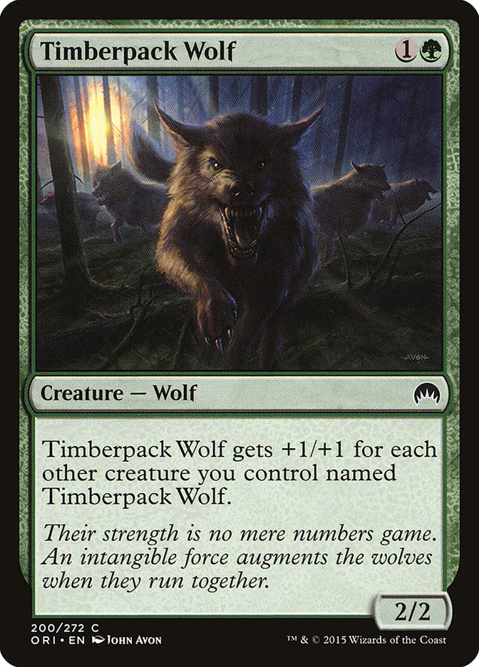 Timberpack Wolf [Magic Origins] | Galaxy Games LLC
