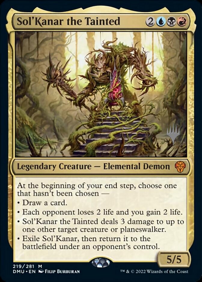 Sol'Kanar the Tainted (Promo Pack) [Dominaria United Promos] | Galaxy Games LLC