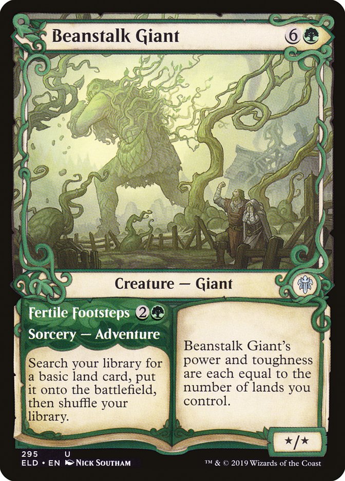 Beanstalk Giant // Fertile Footsteps (Showcase) [Throne of Eldraine] | Galaxy Games LLC