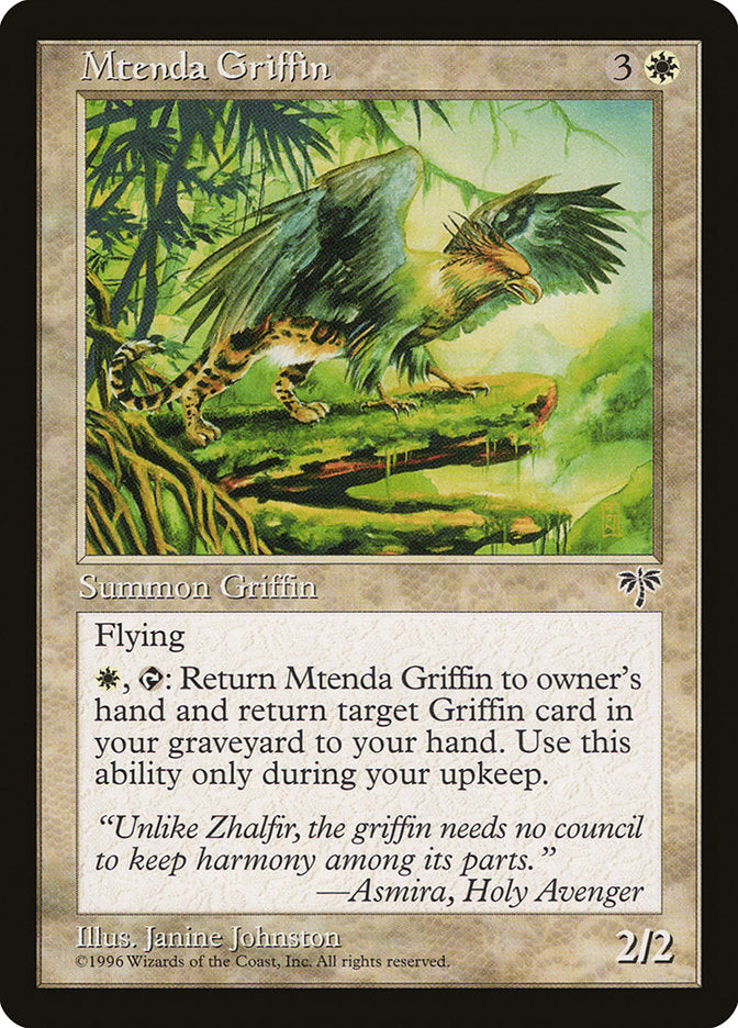 Mtenda Griffin [Mirage] | Galaxy Games LLC