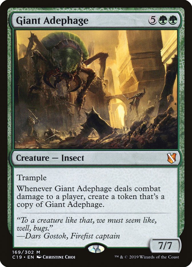 Giant Adephage [Commander 2019] | Galaxy Games LLC