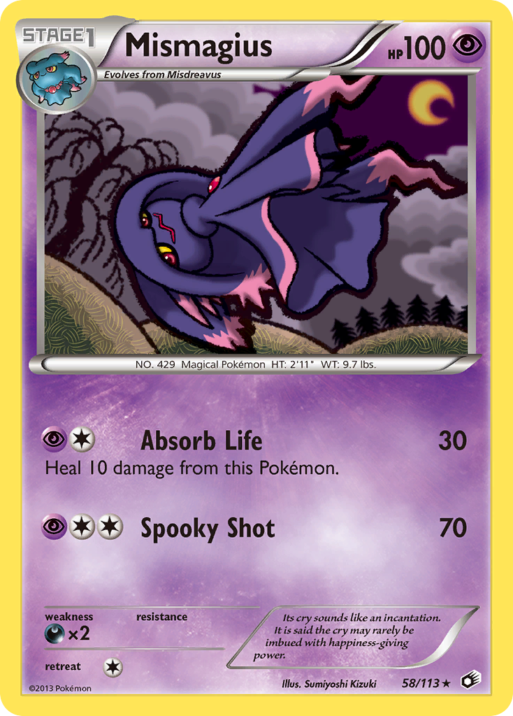 Mismagius (58/113) [Black & White: Legendary Treasures] | Galaxy Games LLC