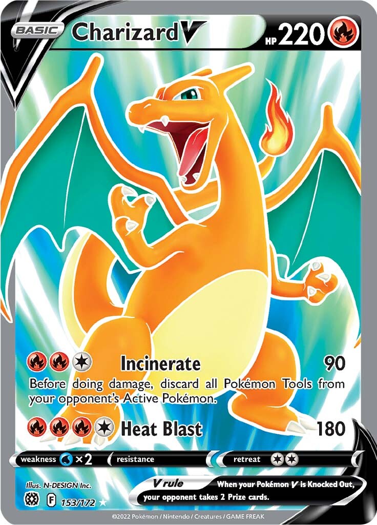 Charizard V (153/172) [Sword & Shield: Brilliant Stars] | Galaxy Games LLC