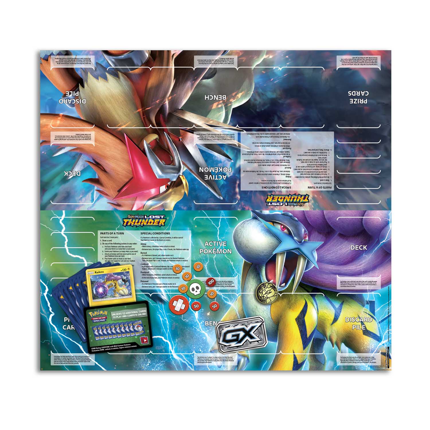 Sun & Moon: Lost Thunder - Theme Deck (Storm Caller) | Galaxy Games LLC