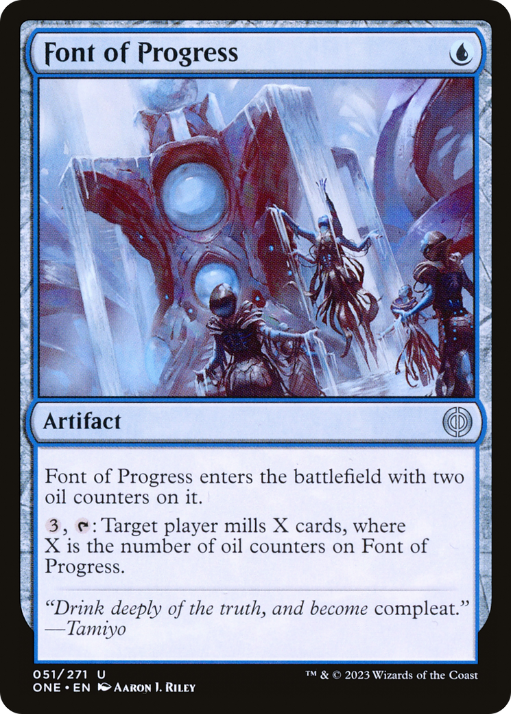 Font of Progress [Phyrexia: All Will Be One] | Galaxy Games LLC