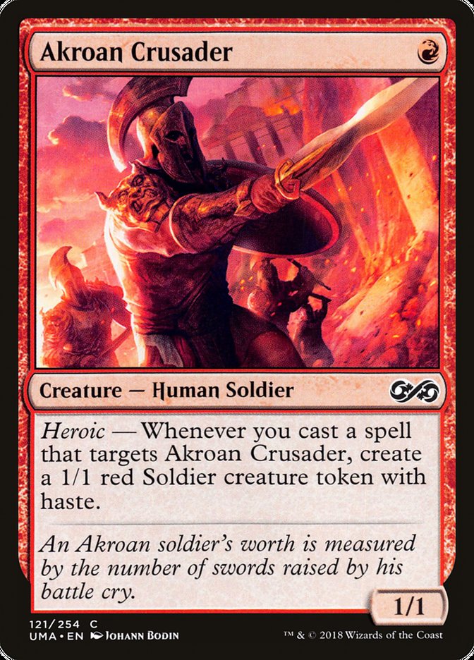 Akroan Crusader [Ultimate Masters] | Galaxy Games LLC