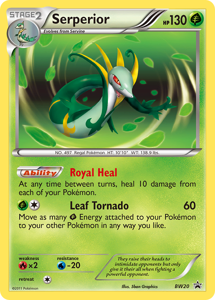 Serperior (BW20) [Black & White: Black Star Promos] | Galaxy Games LLC