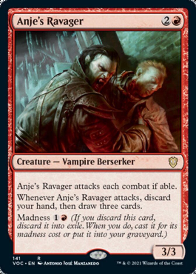 Anje's Ravager [Innistrad: Crimson Vow Commander] | Galaxy Games LLC