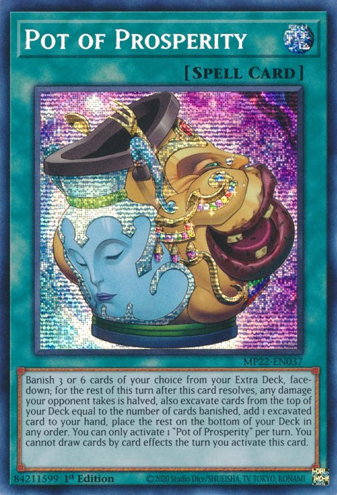 Pot of Prosperity [MP22-EN037] Prismatic Secret Rare | Galaxy Games LLC