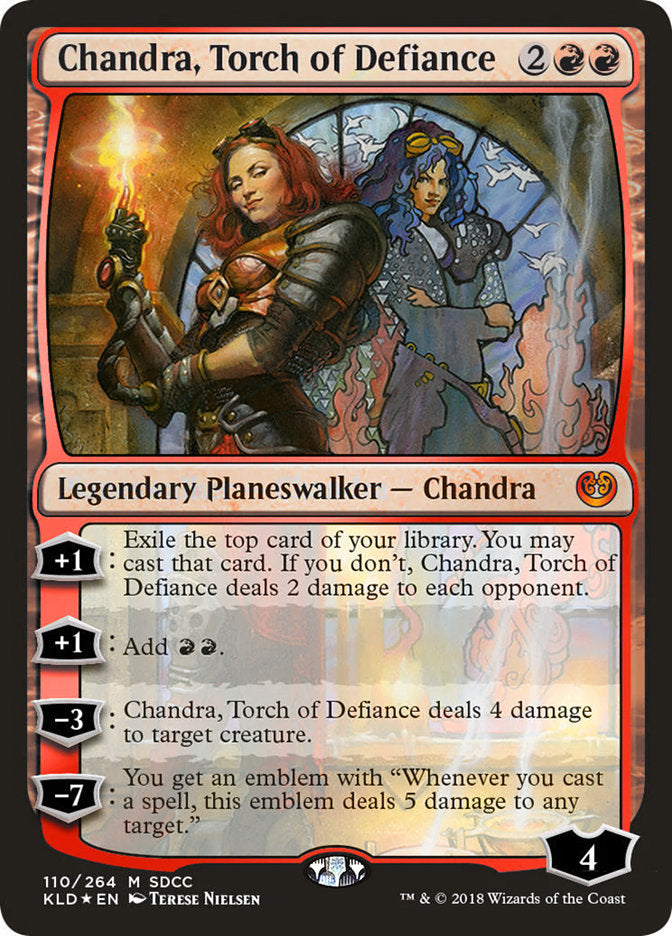 Chandra, Torch of Defiance [San Diego Comic-Con 2018] | Galaxy Games LLC