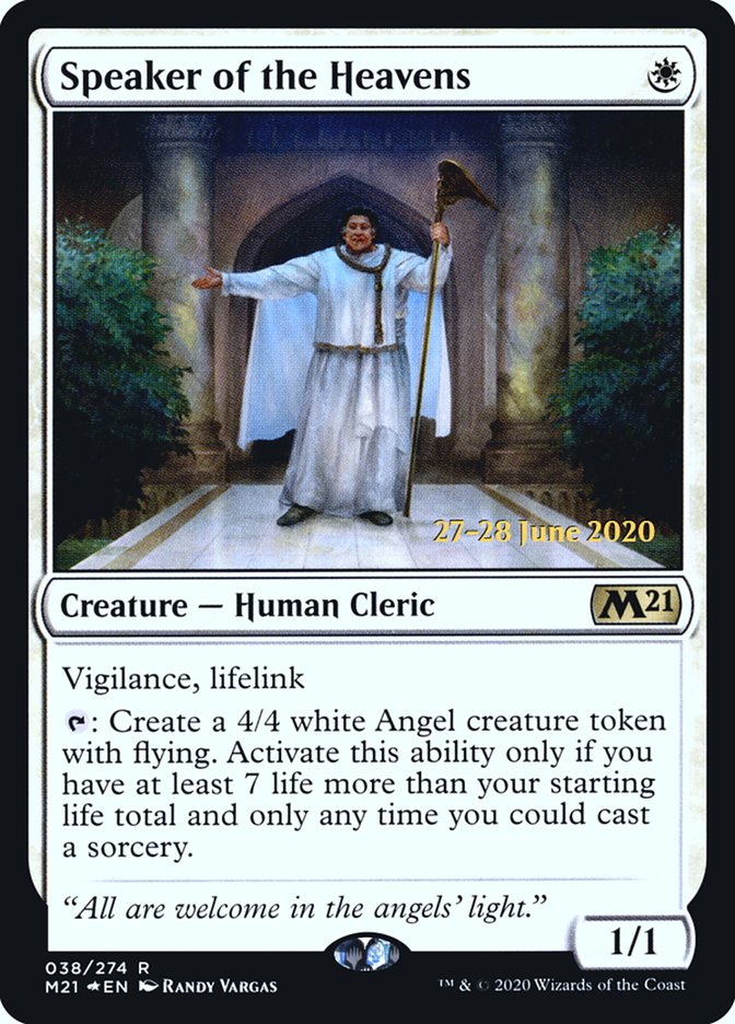 Speaker of the Heavens [Core Set 2021 Prerelease Promos] | Galaxy Games LLC