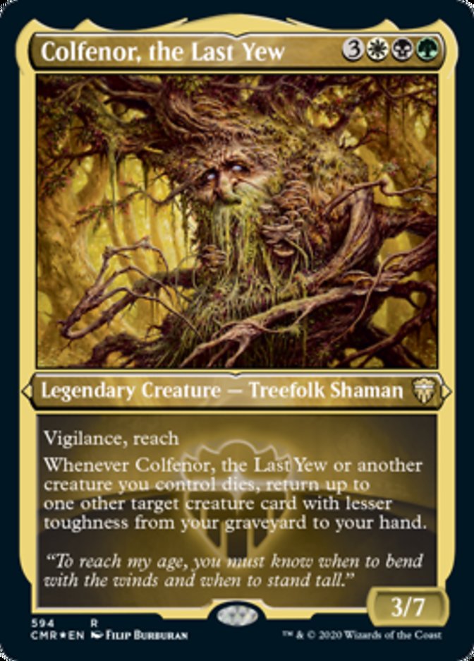 Colfenor, the Last Yew (Etched) [Commander Legends] | Galaxy Games LLC