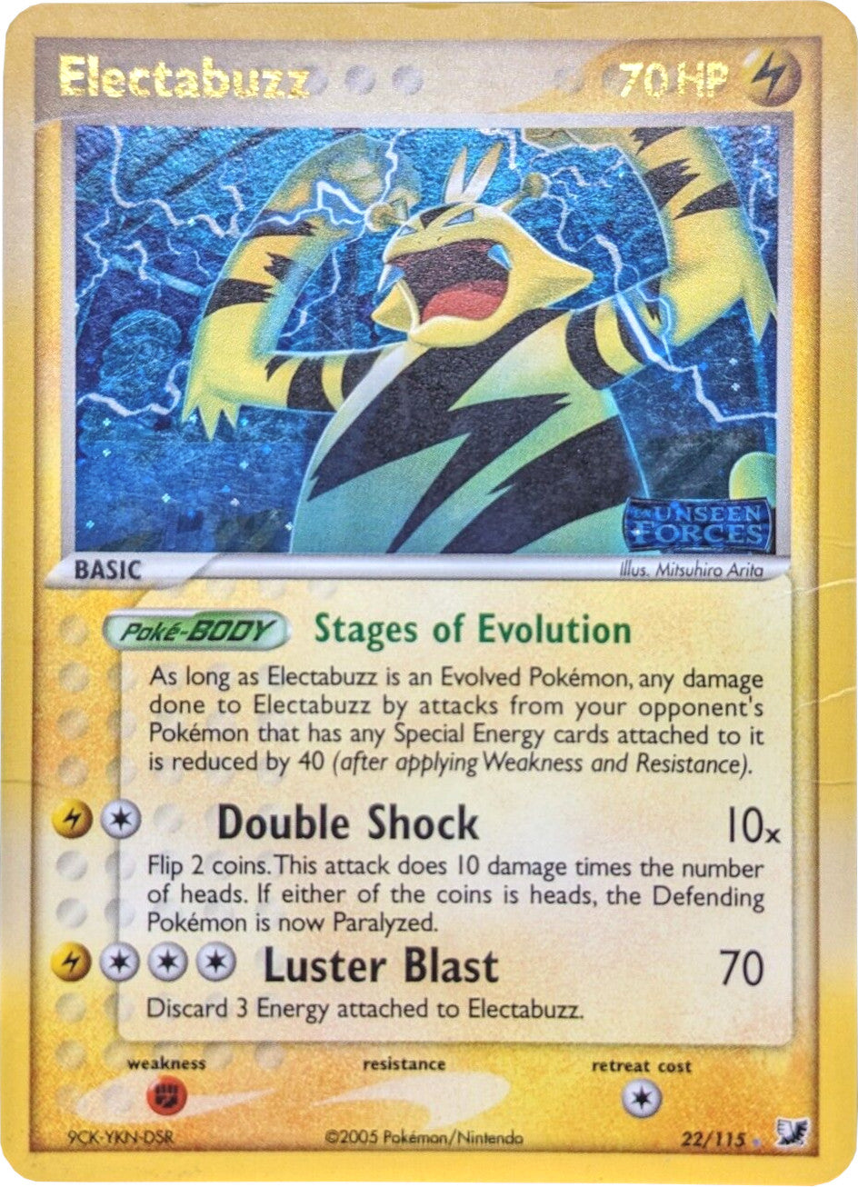 Electabuzz (22/115) (Stamped) [EX: Unseen Forces] | Galaxy Games LLC
