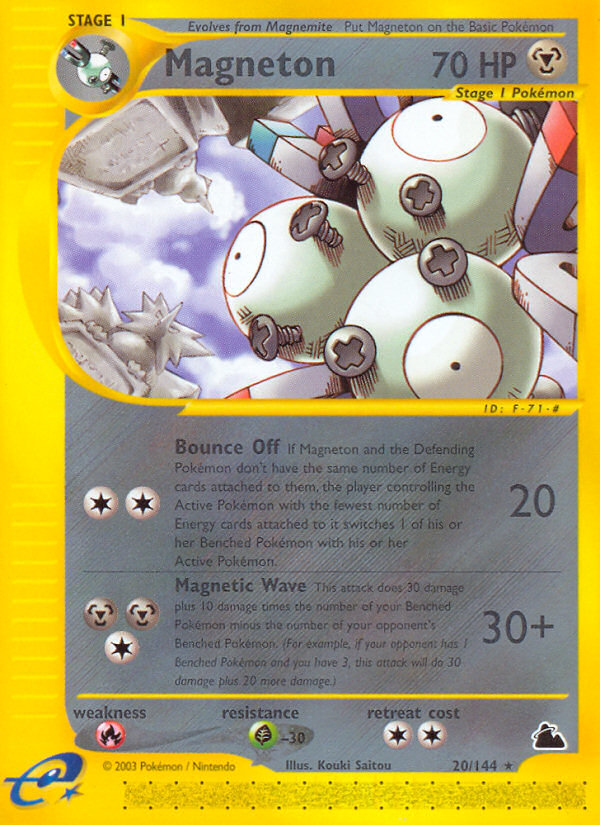 Magneton (20/144) [Skyridge] | Galaxy Games LLC