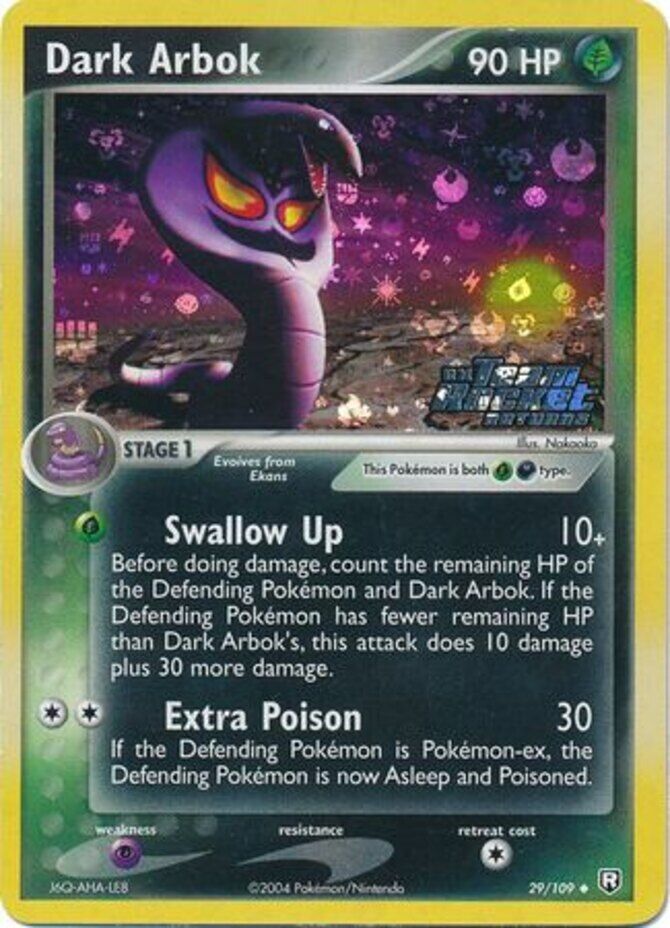 Dark Arbok (29/109) (Stamped) [EX: Team Rocket Returns] | Galaxy Games LLC