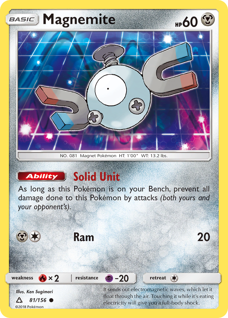 Magnemite (81/156) [Sun & Moon: Ultra Prism] | Galaxy Games LLC