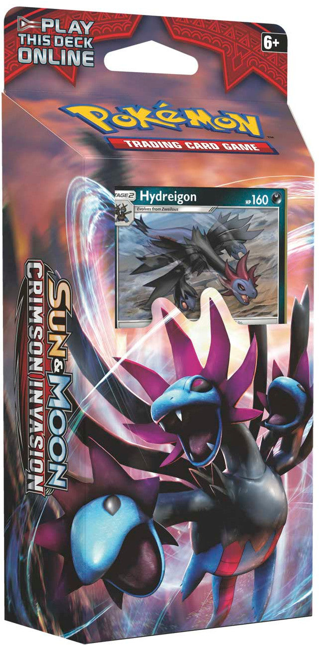 Sun & Moon: Crimson Invasion - Theme Deck (Destruction Fang) | Galaxy Games LLC