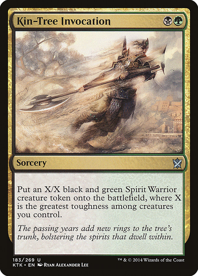 Kin-Tree Invocation [Khans of Tarkir] | Galaxy Games LLC