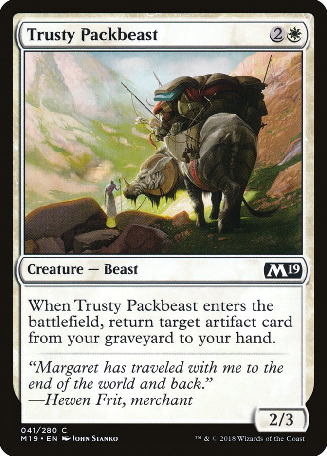 Trusty Packbeast [Core Set 2019] | Galaxy Games LLC