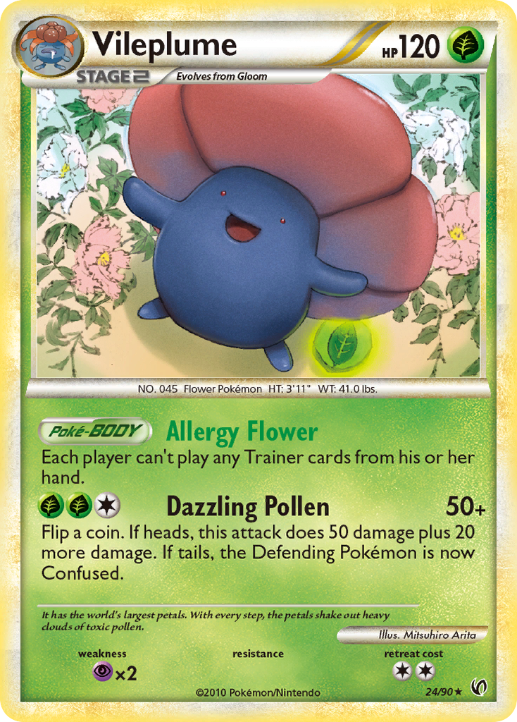 Vileplume (24/90) [HeartGold & SoulSilver: Undaunted] | Galaxy Games LLC