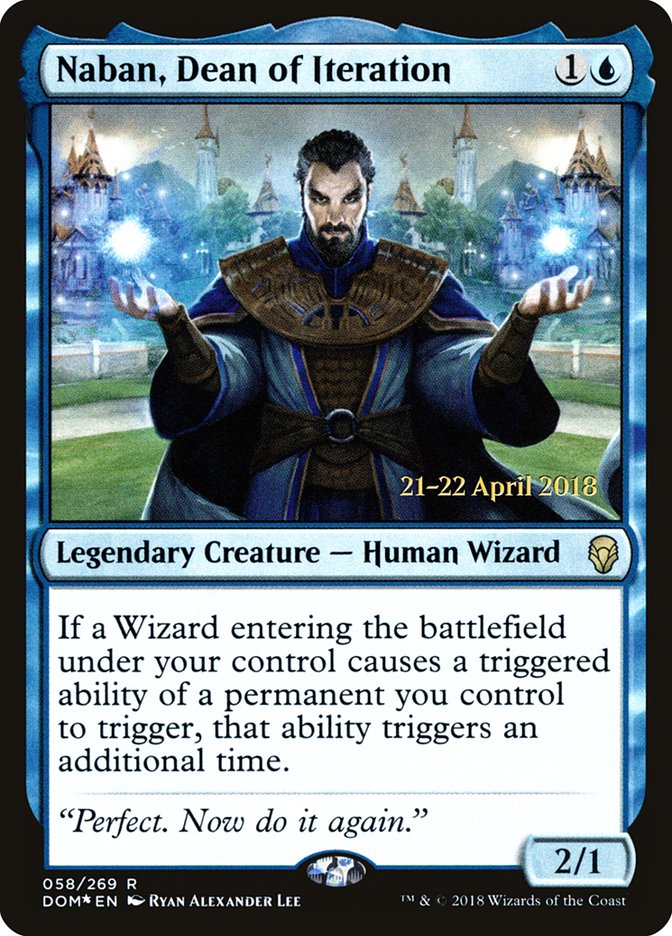 Naban, Dean of Iteration [Dominaria Prerelease Promos] | Galaxy Games LLC