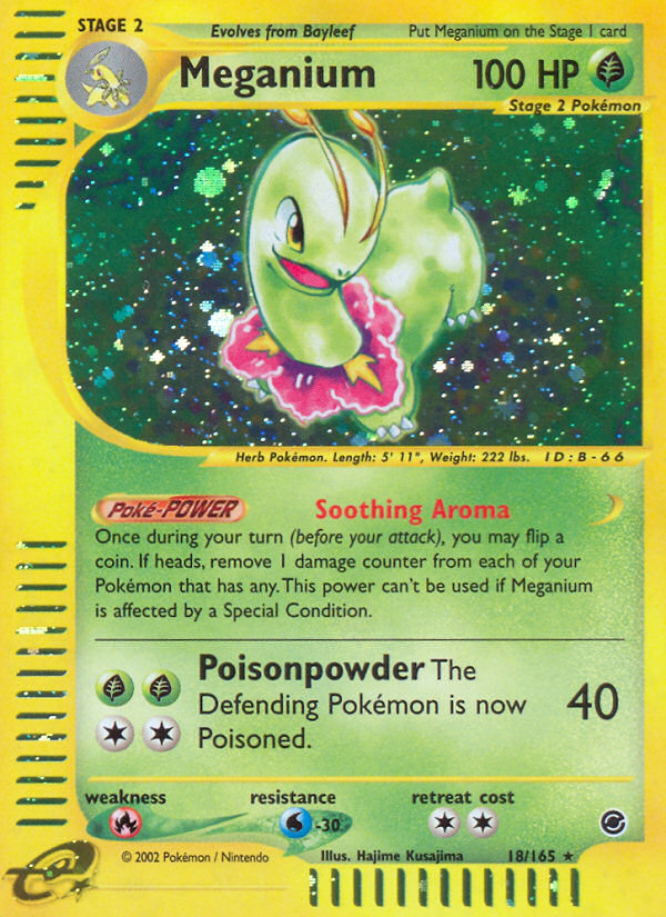 Meganium (18/165) [Expedition: Base Set] | Galaxy Games LLC