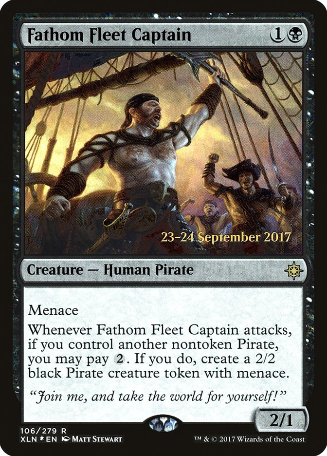 Fathom Fleet Captain [Ixalan Prerelease Promos] | Galaxy Games LLC