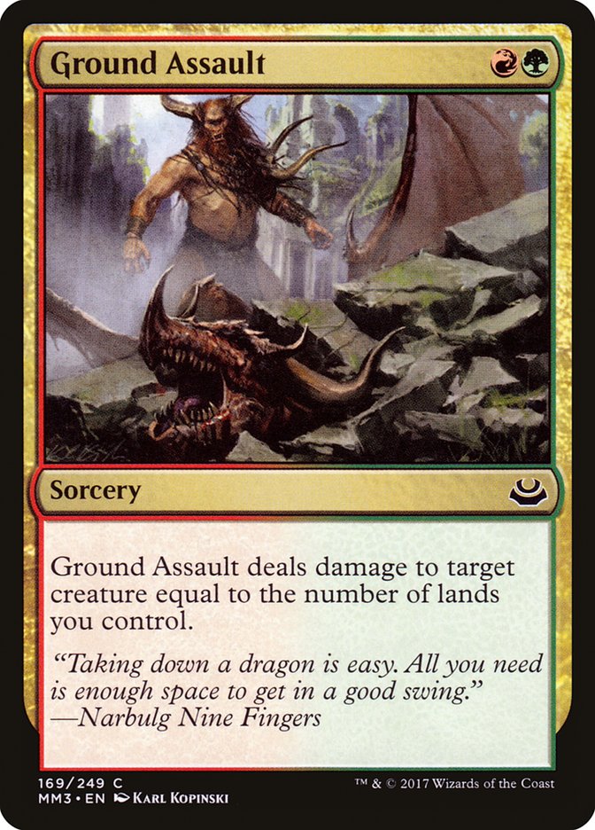 Ground Assault [Modern Masters 2017] | Galaxy Games LLC