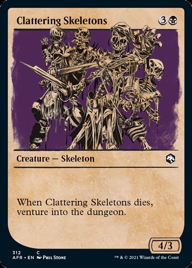 Clattering Skeletons (Showcase) [Dungeons & Dragons: Adventures in the Forgotten Realms] | Galaxy Games LLC