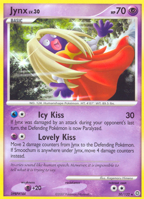 Jynx (30/132) [Diamond & Pearl: Secret Wonders] | Galaxy Games LLC