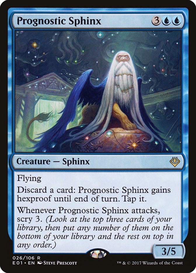 Prognostic Sphinx [Archenemy: Nicol Bolas] | Galaxy Games LLC