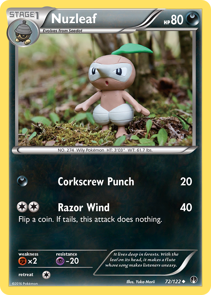 Nuzleaf (72/122) [XY: BREAKpoint] | Galaxy Games LLC