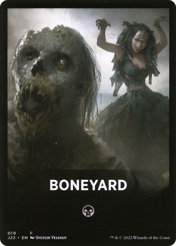 Boneyard Theme Card [Jumpstart 2022 Front Cards] | Galaxy Games LLC