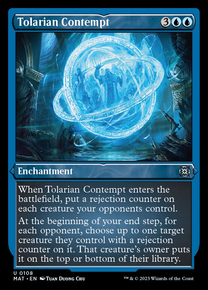 Tolarian Contempt (Foil Etched) [March of the Machine: The Aftermath] | Galaxy Games LLC
