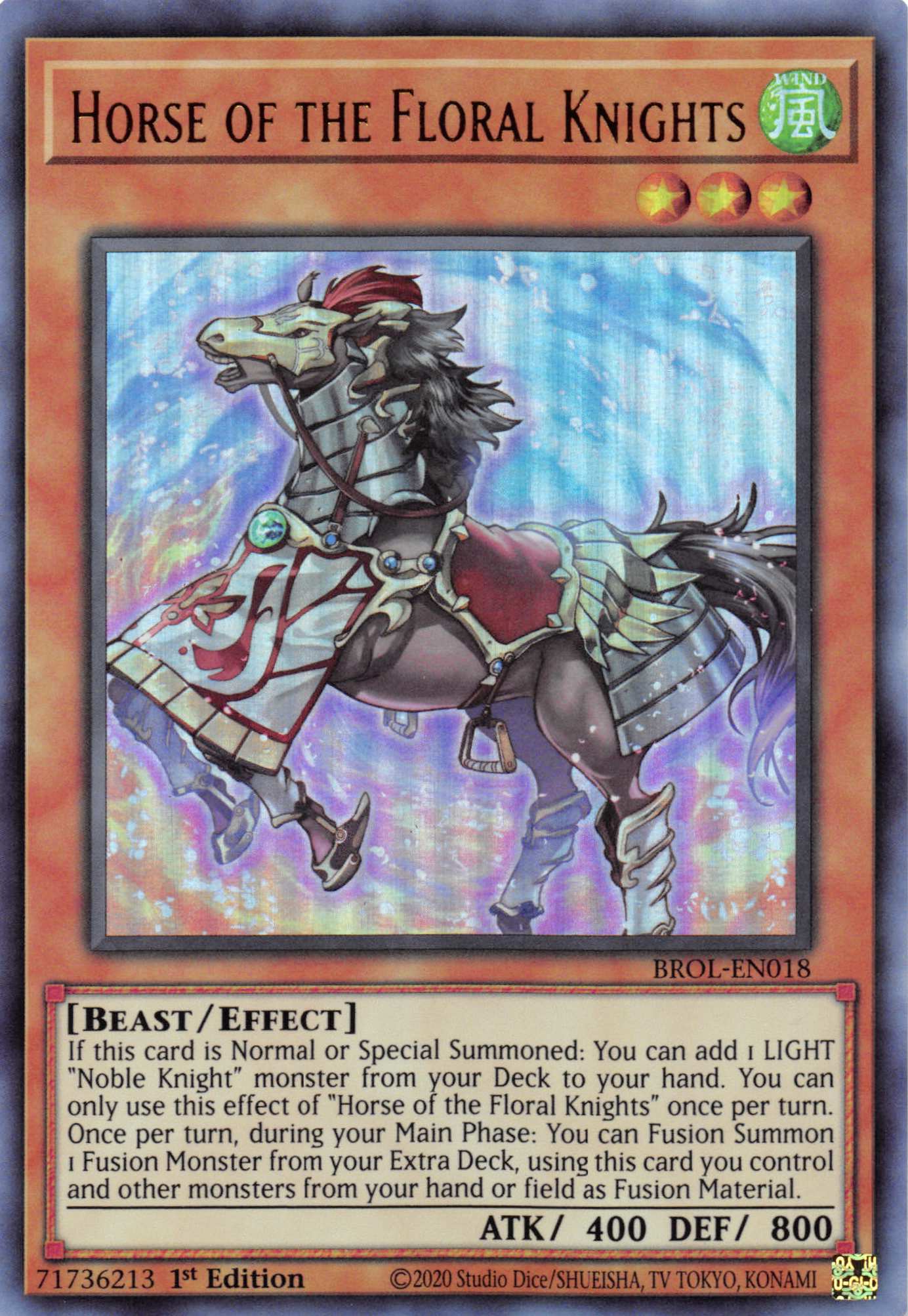 Horse of the Floral Knights [BROL-EN018] Ultra Rare | Galaxy Games LLC