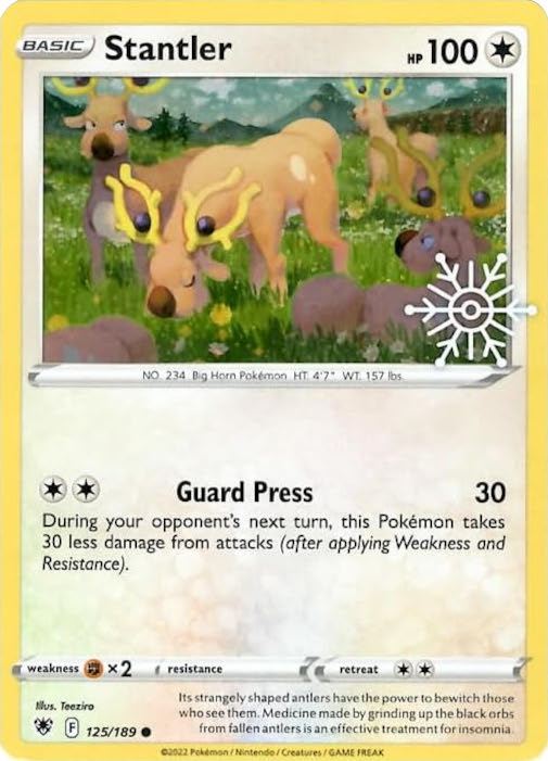 Stantler (125/189) (Holiday Calendar) [Sword & Shield: Astral Radiance] | Galaxy Games LLC