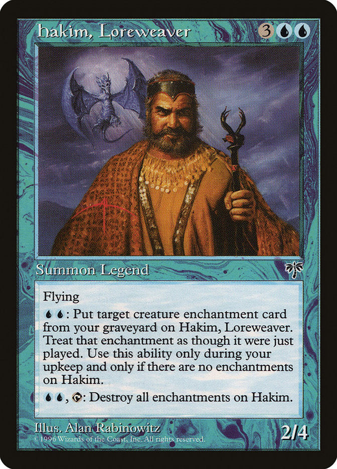 Hakim, Loreweaver [Mirage] | Galaxy Games LLC