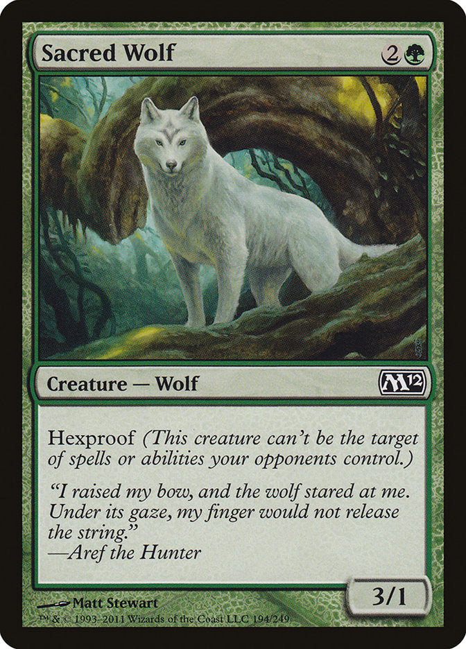 Sacred Wolf [Magic 2012] | Galaxy Games LLC