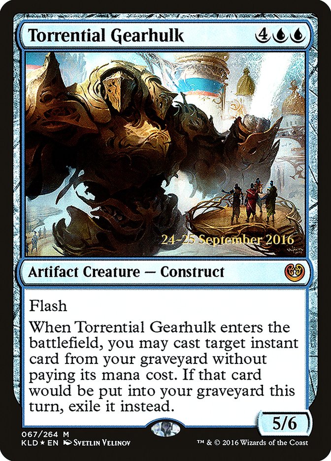 Torrential Gearhulk [Kaladesh Prerelease Promos] | Galaxy Games LLC